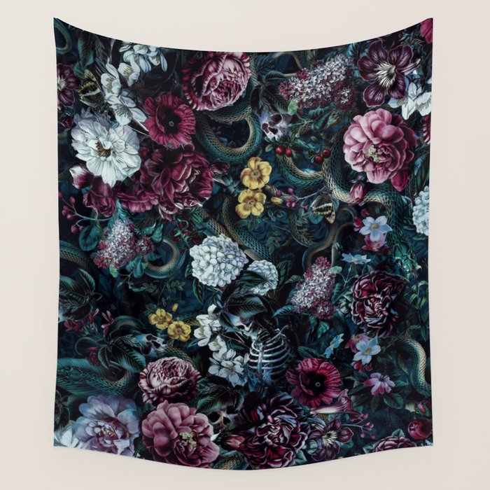 Skulls and Snake II Wall Tapestry Gallery Image 4