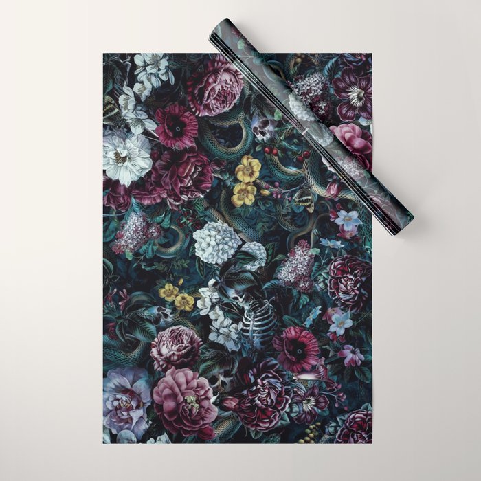 Skulls and Snake II Wrapping Paper Gallery Image 1