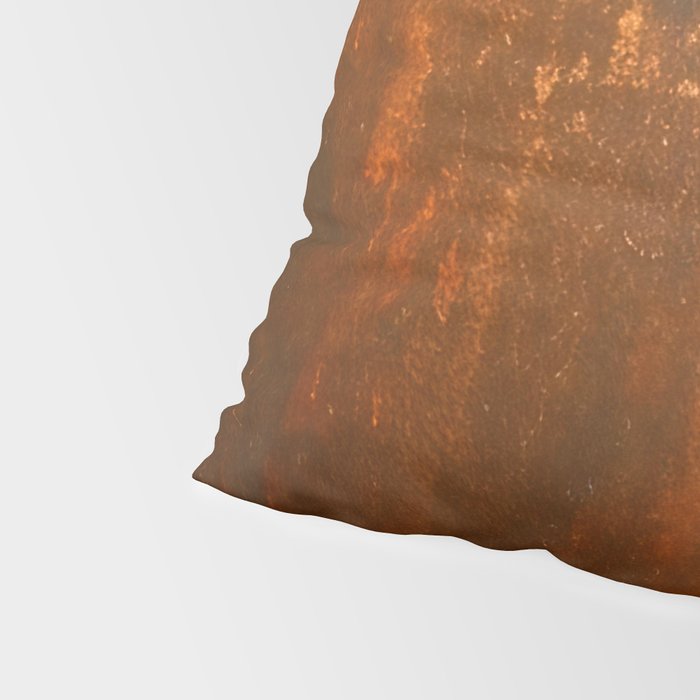 Earthy Rust Copper and Bronze Japandi Art Pillow Sham Gallery Image 4