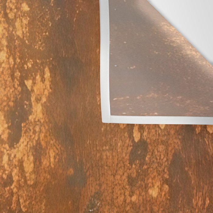 Earthy Rust Copper and Bronze Japandi Art Wall Tapestry Gallery Image 3