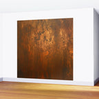 Earthy Rust Copper and Bronze Japandi Art Wall Mural Gallery Image 2