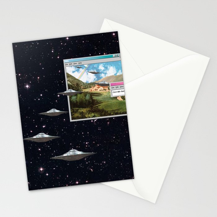 Ctrl+Alt+Del // Returning UFOs Stationery Card Gallery Image 2