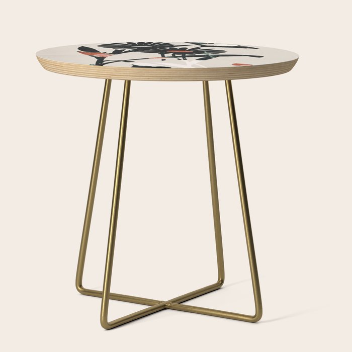 minimal collage/ Flowers 2 Side Table Gallery Image 1