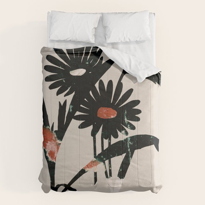 minimal collage/ Flowers 2 Comforter Gallery Image 6