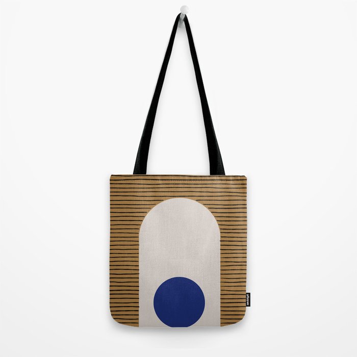 Blue Circle #1 Tote Bag Gallery Image 2