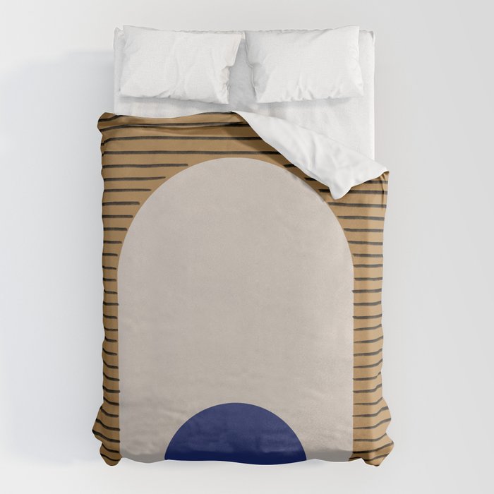 Blue Circle #1 Duvet Cover Gallery Image 1