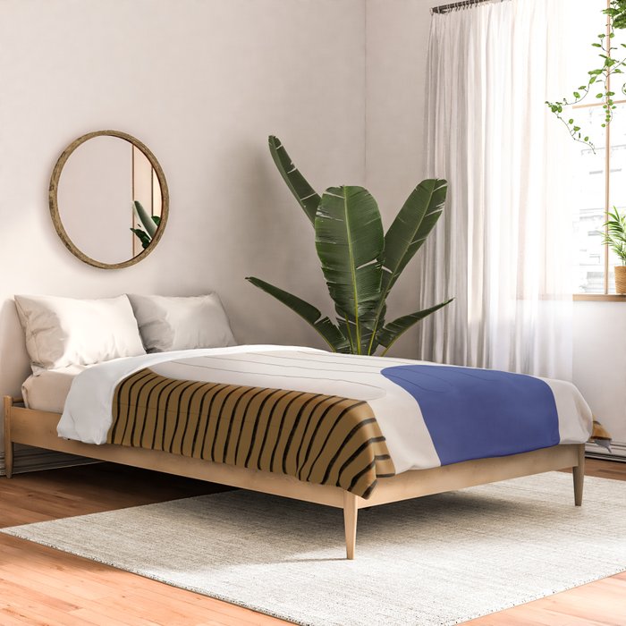 Blue Circle #1 Comforter Gallery Image 2