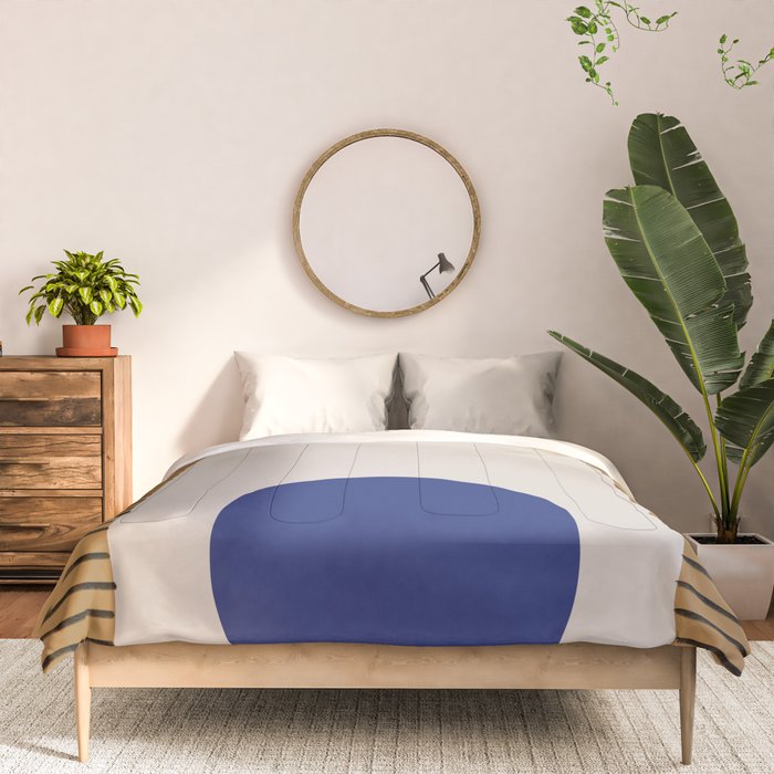 Blue Circle #1 Comforter Gallery Image 3
