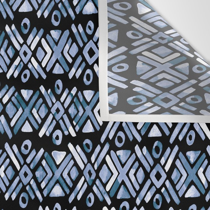 Sonoran Stripe - Indigo Wall Tapestry Gallery Image 3