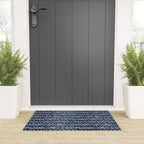 Sonoran Stripe - Indigo Welcome Mat Gallery Image 3