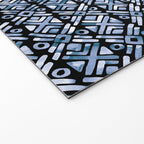 Sonoran Stripe - Indigo Welcome Mat Gallery Image 2