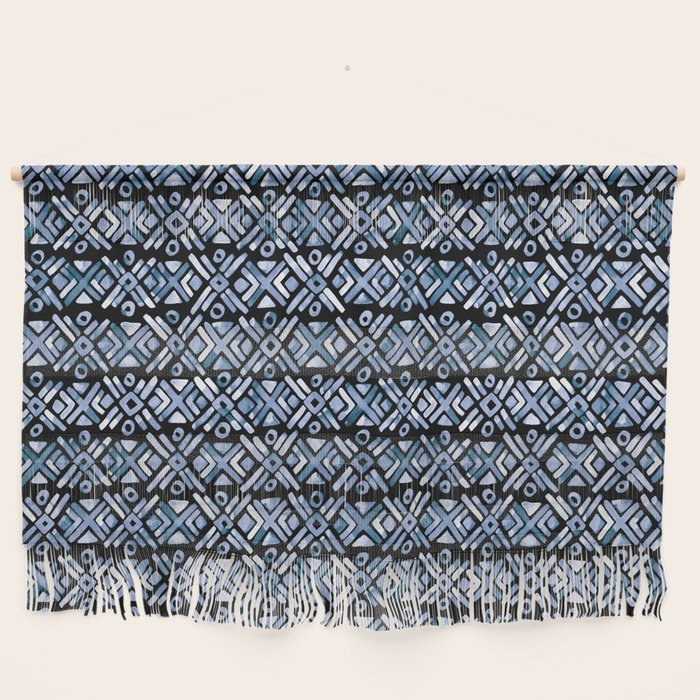 Sonoran Stripe - Indigo Wall Hanging Gallery Image 1