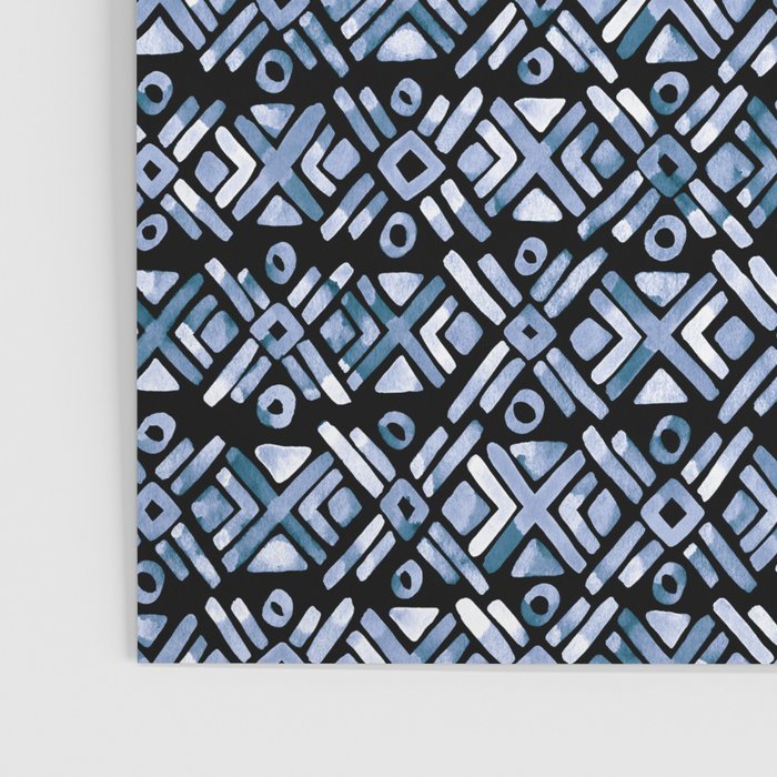 Sonoran Stripe - Indigo Poster Gallery Image 3