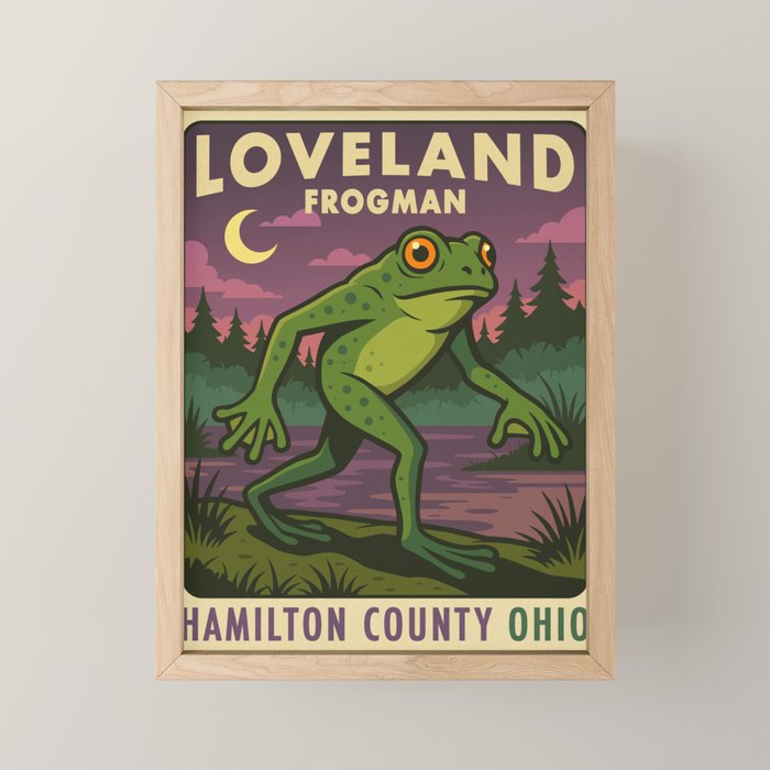 Loveland Frogman Mini Art Print Gallery Image 1