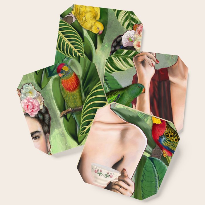 Frida con Amigos Coaster Gallery Image 1