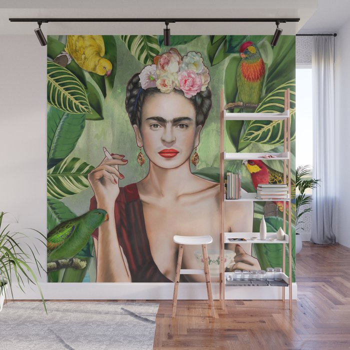 Frida con Amigos Wall Mural Gallery Image 1