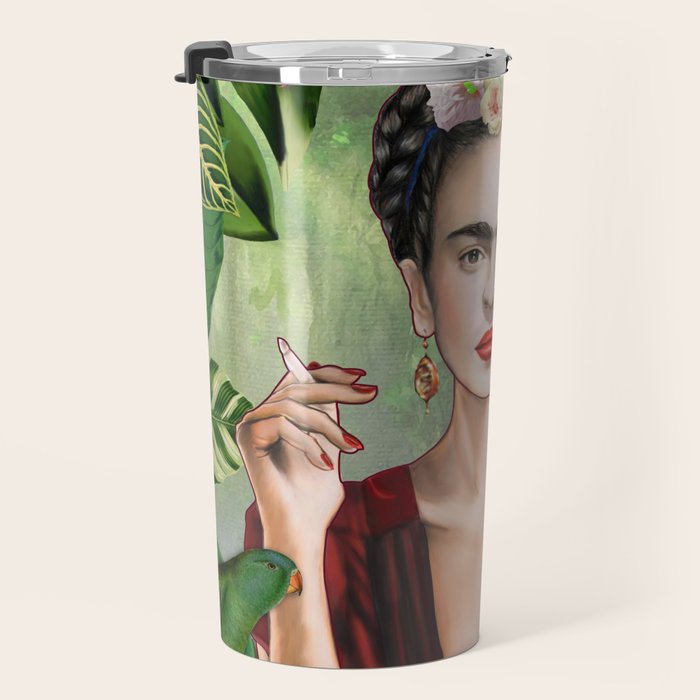 Frida con Amigos Travel Mug Gallery Image 3