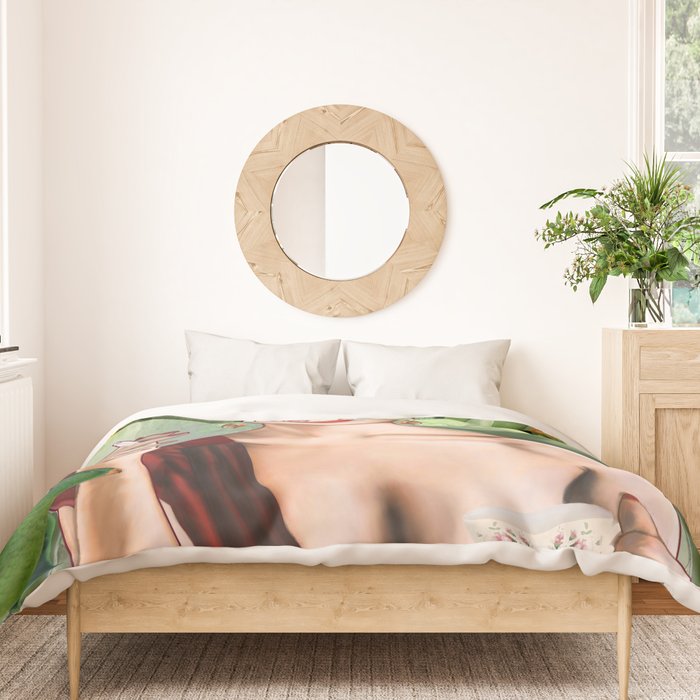 Frida con Amigos Duvet Cover Gallery Image 3