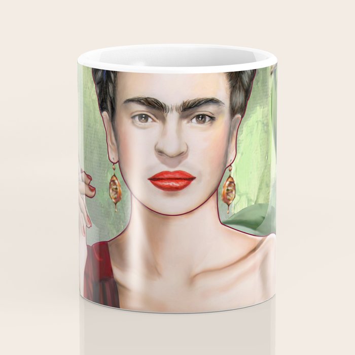 Frida con Amigos Coffee Mug Gallery Image 4