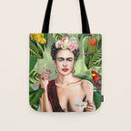 Frida con Amigos Tote Bag Gallery Image 1