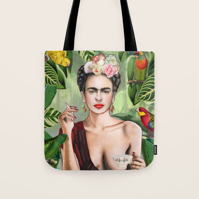 Frida con Amigos Tote Bag Gallery Image 1