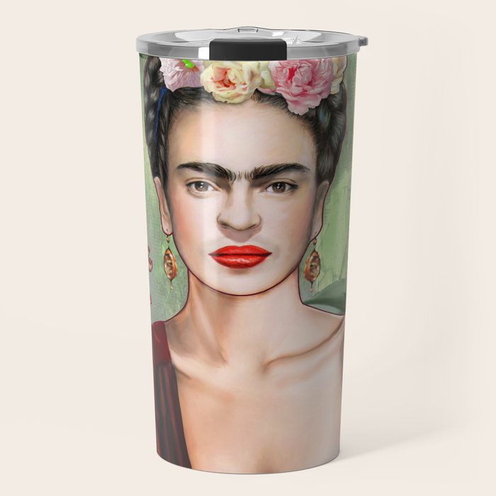 Frida con Amigos Travel Mug Gallery Image 1