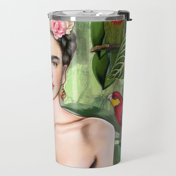 Frida con Amigos Travel Mug Gallery Image 2