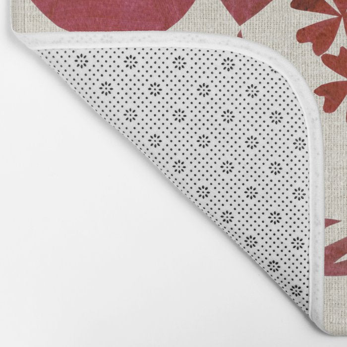 Crimson Window Sill Bath Mat Gallery Image 2