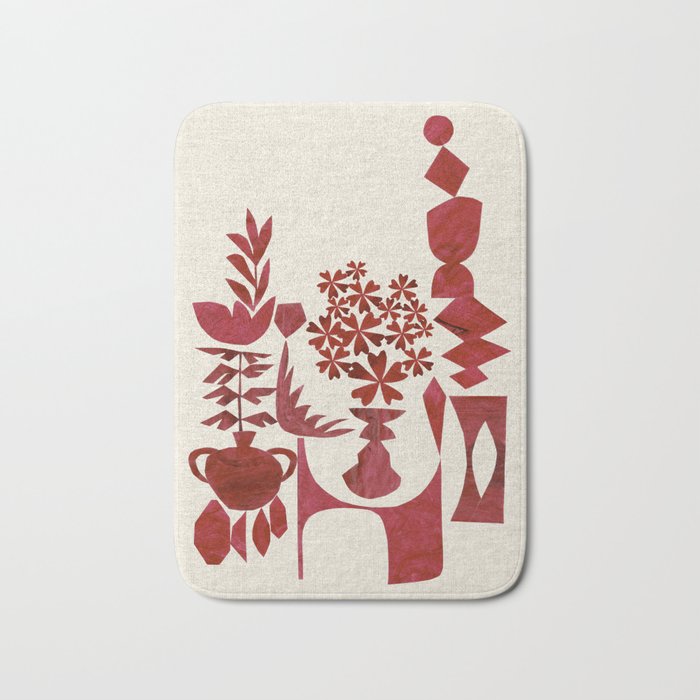 Crimson Window Sill Bath Mat Gallery Image 1