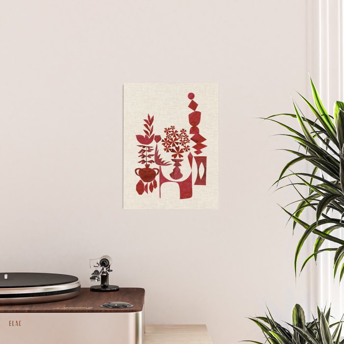 Crimson Window Sill Poster Gallery Image 2