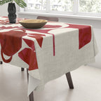Crimson Window Sill Tablecloth Gallery Image 3