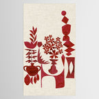 Crimson Window Sill Tablecloth Gallery Image 2