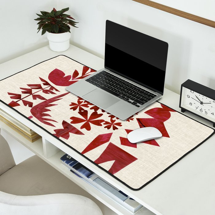 Crimson Window Sill Desk Mat Gallery Image 2