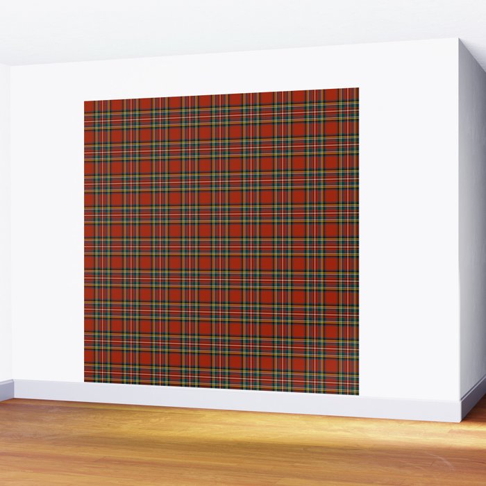 Royal Stewart Tartan Wall Mural Gallery Image 2