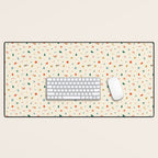 Retro abstract christmas decoration pattern Desk Mat Gallery Image 1