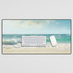 beach love tropical island paradise Desk Mat Gallery Image 1