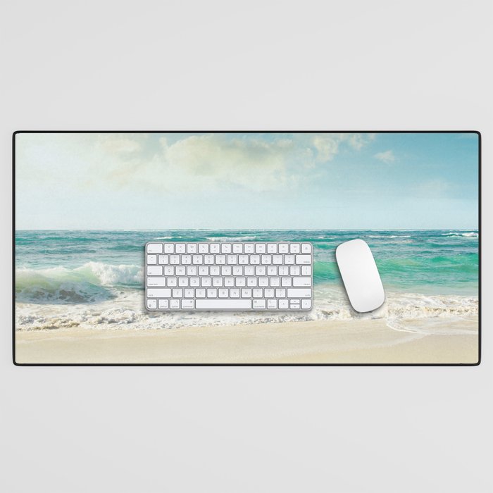 beach love tropical island paradise Desk Mat Gallery Image 1