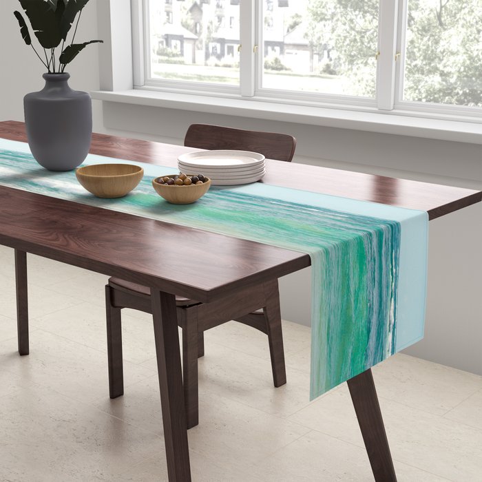 beach love tropical island paradise Table Runner Gallery Image 2