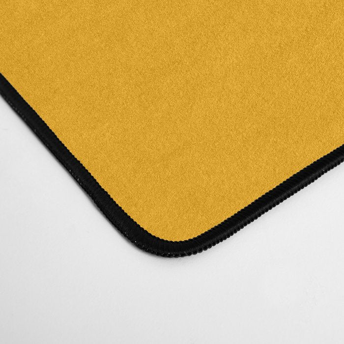 Florals Looking Up - Yellow Desk Mat Gallery Image 4