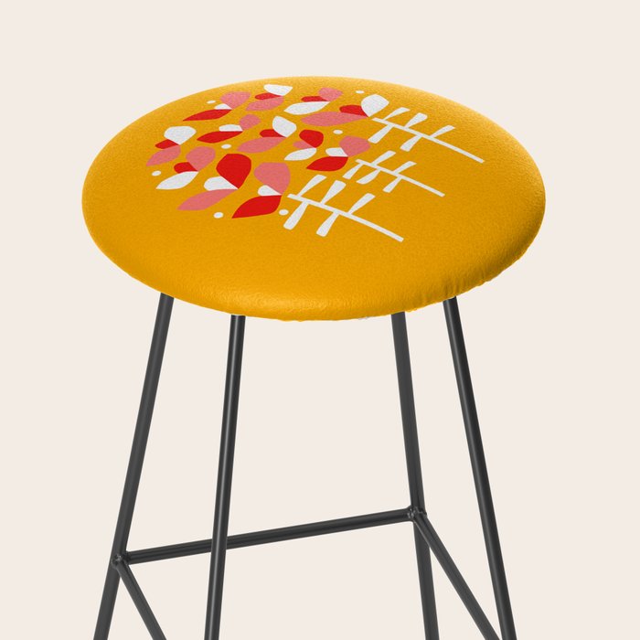 Florals Looking Up - Yellow Stool Gallery Image 2