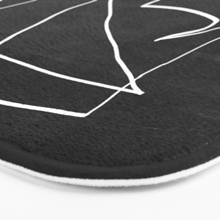 Abstract line art 93 Bath Mat Gallery Image 3