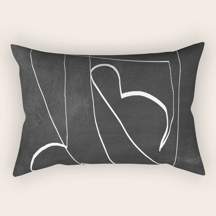 Abstract line art 93 Rectangular Pillow Gallery Image 1