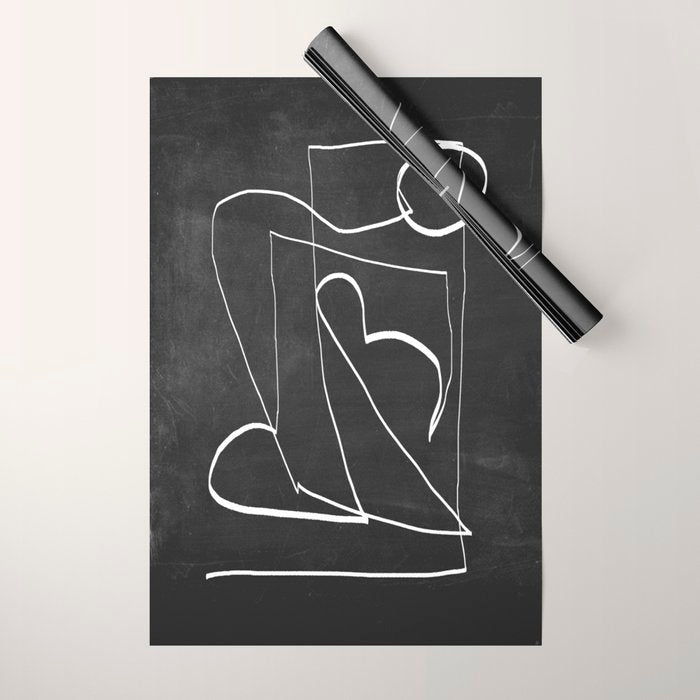 Abstract line art 93 Wrapping Paper Gallery Image 1
