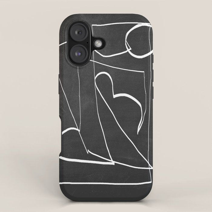 Abstract line art 93 iPhone Case Gallery Image 1