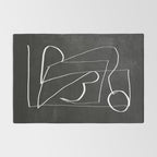 Abstract line art 93 Rug Gallery Image 2