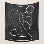 Abstract line art 93 Wall Tapestry Gallery Image 4