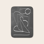 Abstract line art 93 Bath Mat Gallery Image 1