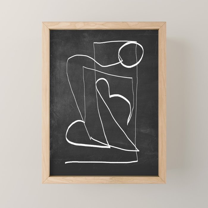 Abstract line art 93 Mini Art Print Gallery Image 1