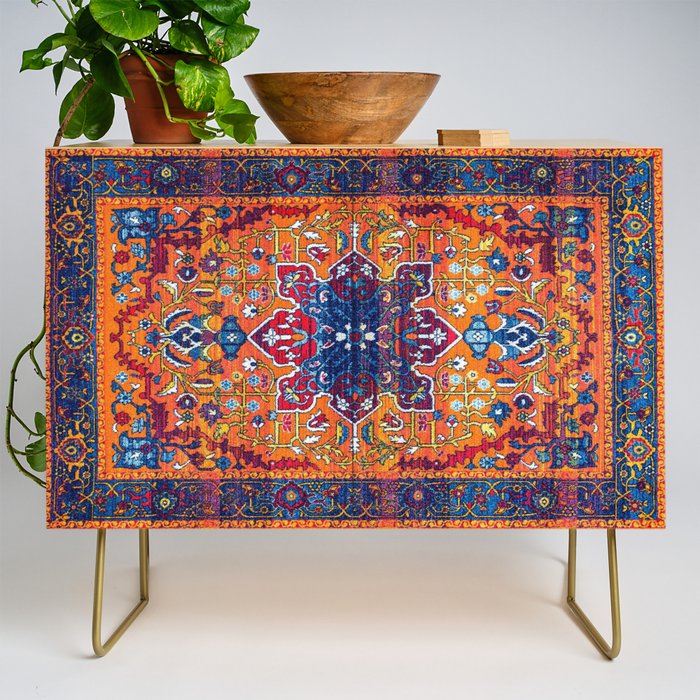 Saffron Elegance: Timeless Berber Atlas Moroccan Aesthetics Credenza Gallery Image 1