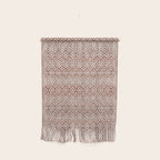 Terracotta boho geo mud cloth  Wall Hanging Gallery Image 1